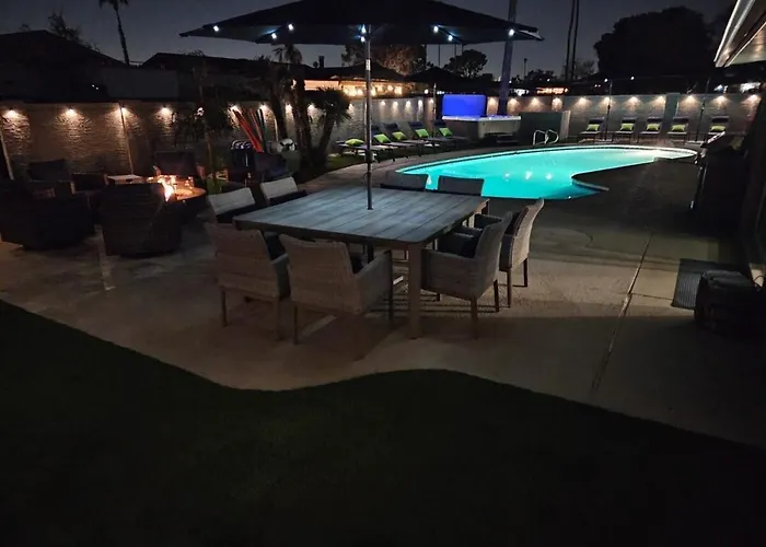 Ferienhaus Heated Pool Fire Pit Hammock Swings *