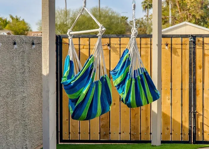 Heated Pool Fire Pit Hammock Swings Ferienhaus Tempe